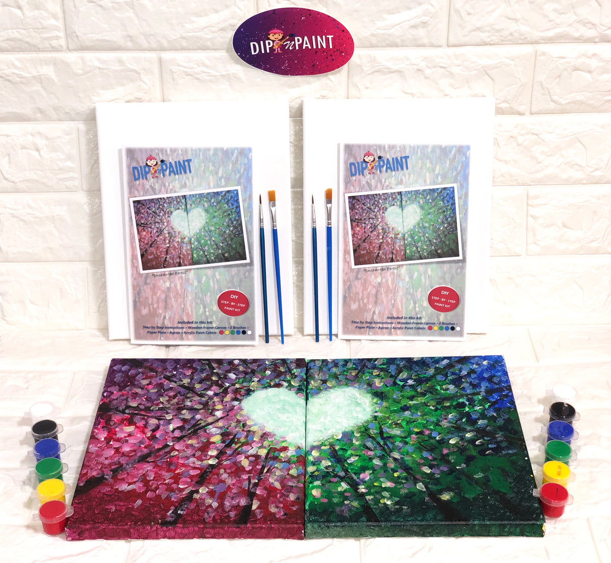 Enchanted Forest - Couples Paint Kit – Dip N' Paint