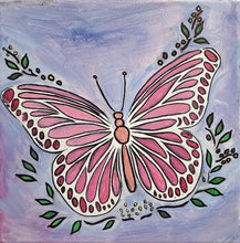 Load image into Gallery viewer, Butterfly Pre-Sketched - Paint Kit
